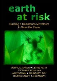 DVD cover Earth at Risk: Building a Resistance Movement to Save the Planet.